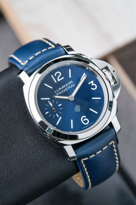 panerai luminor blue dial